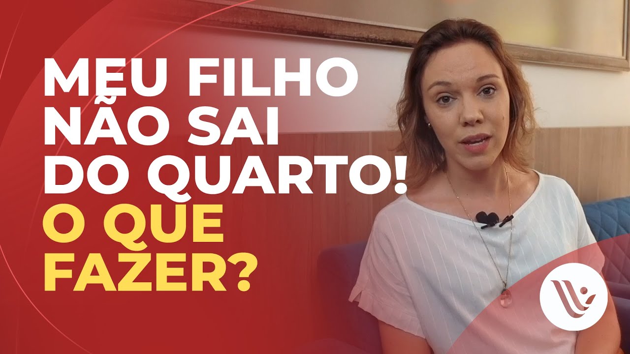 Meu filho n&atilde;o sai do quarto! O que fazer?