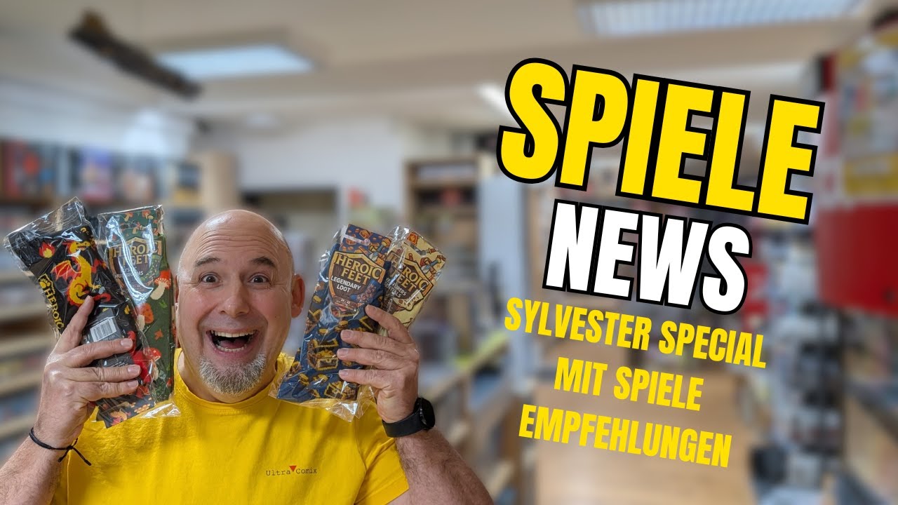 Ultra Comix News: Spiele - Sylvester Special mit Spiele Empfehlungen