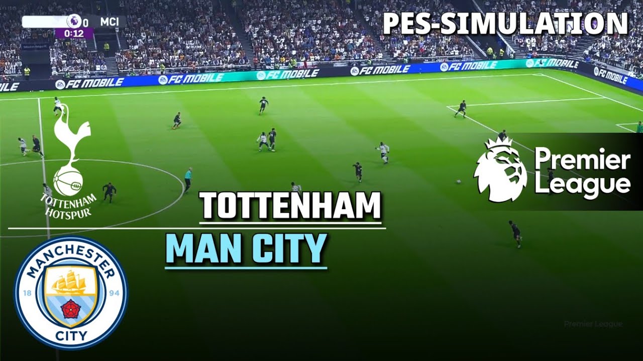 Tottenham Hotspur vs Manchester City - Premier League 2025/26 | PES 21 Simulation