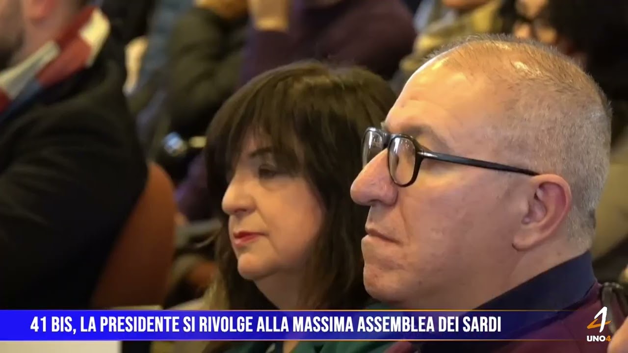 41 bis, la Presidente si rivolge alla massima Assemblea dei sardi