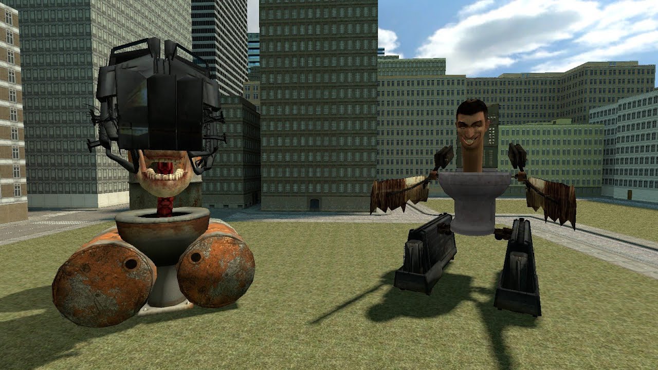 GIGANT SKULL SKIBIDI TOILET VS ALL TITANS