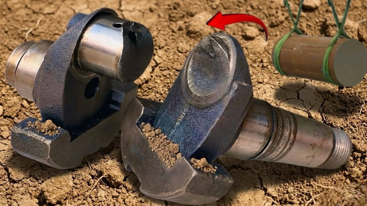 Masterful Crankshaft Restoration with Unbeatable Skill, Resurrecting a Broken Crankshaft