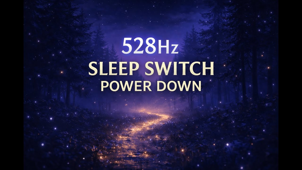 528Hz Sleep Switch • Gently Power Down Your Mind