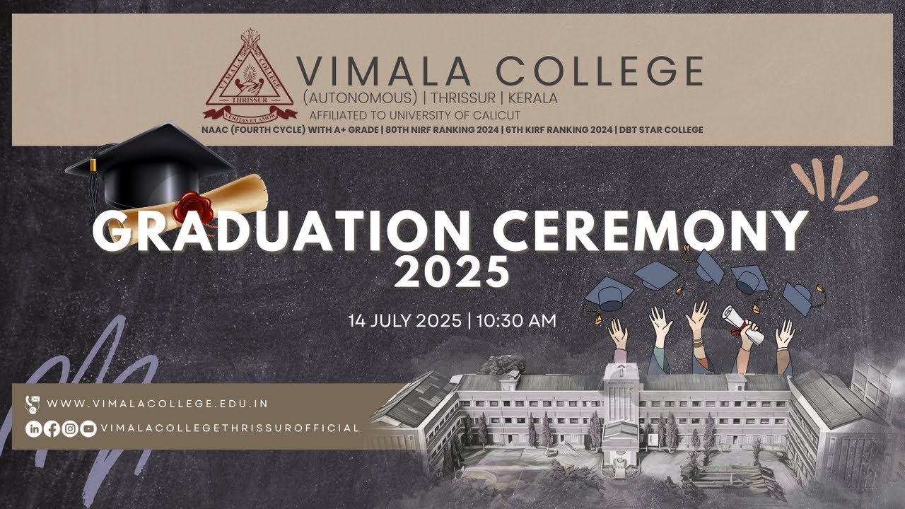 🎓Vimala College Graduation Ceremony 2025🎓