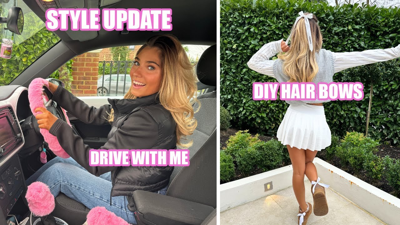 DRIVE WITH ME To Update & Try On My Style for 2024! | Rosie McClelland
