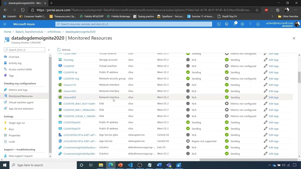Azure Datadog Integration