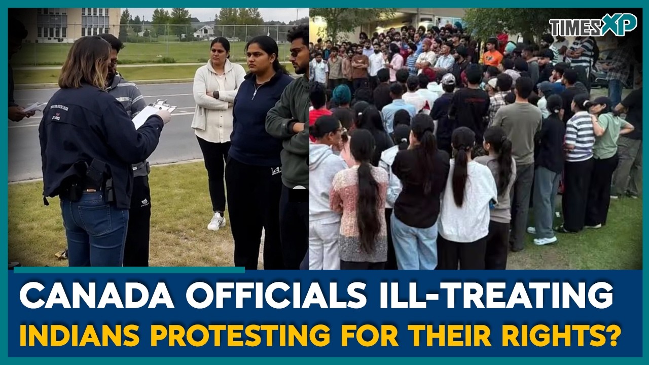 Indian Students in Canada Face CBSA Checks at Protest | Indians in Canada