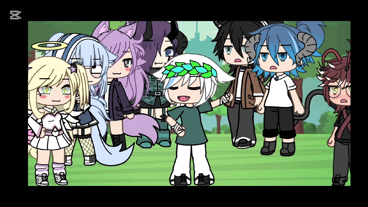 Batalla de canto chicas vs chico por que estoy aburrida#gacha#gacha_life#fyp#paratiii#me quedo feo😔