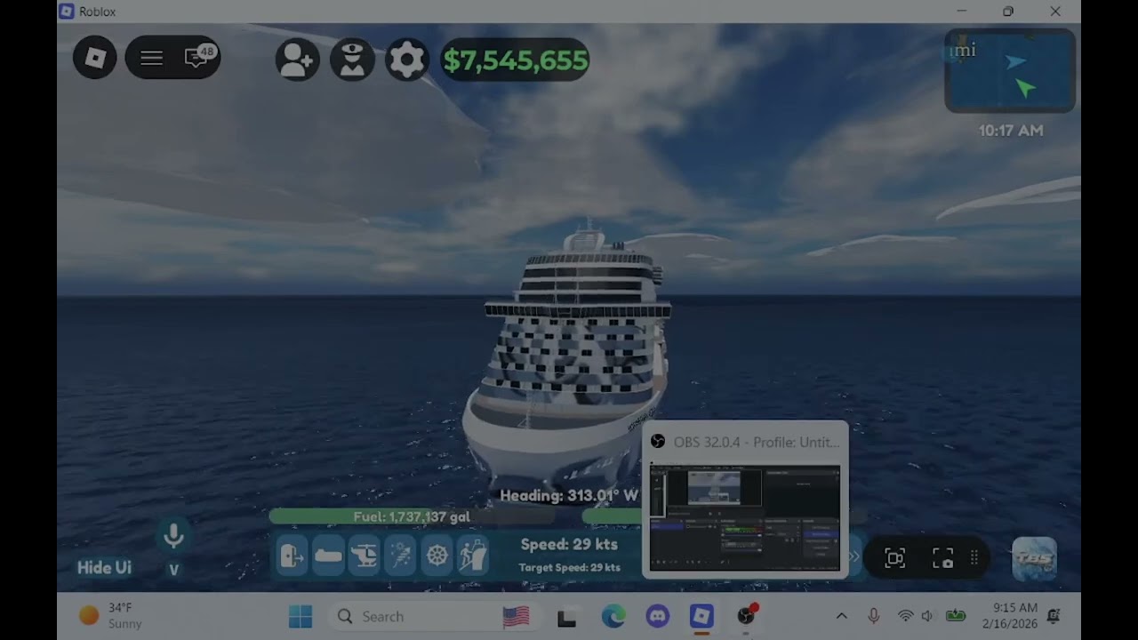 First Timelapse with NCL AQUA (PRIMA CLASS) (ROBLOX) (CSS)!!