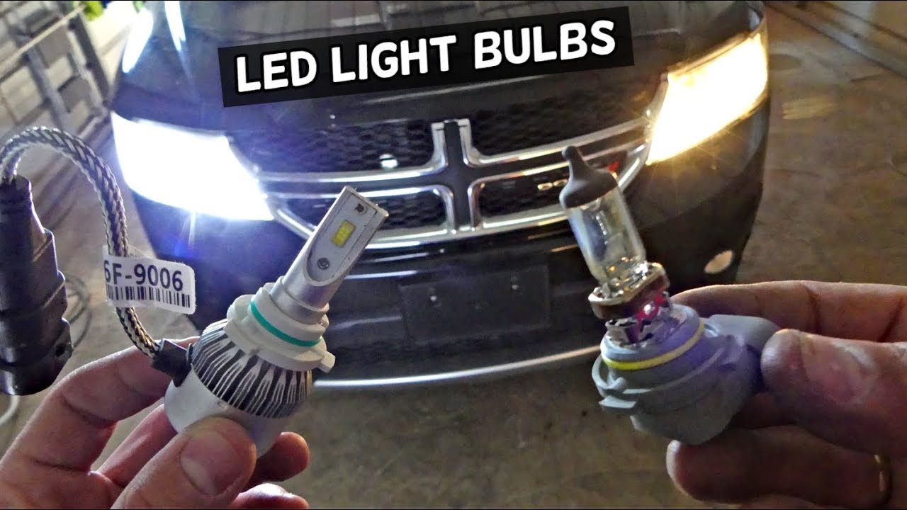 DODGE JOURNEY LED HEADLIGHT BULBS INSTALLATION. FIAT FREEMONT LED HEADLIGHT BULBS
