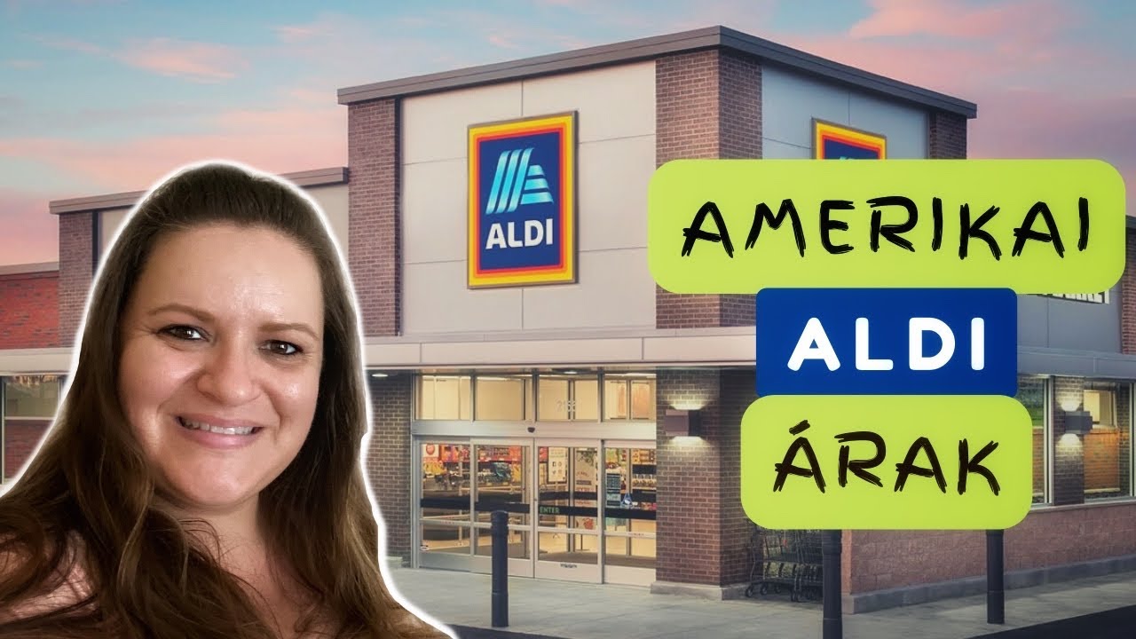 Bevásárlás Egy AMERIKAI ALDI Üzletben | Drágulás Az USA-ban