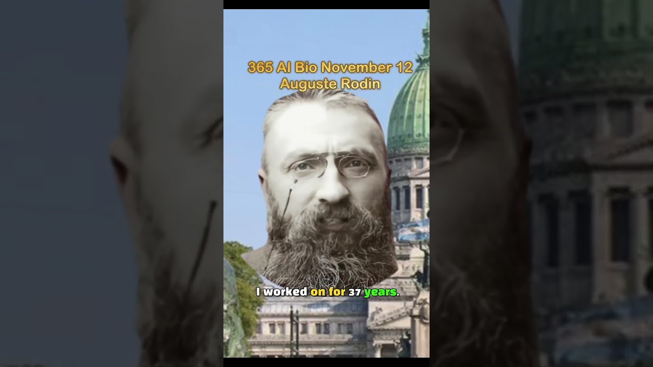 【365 Bio】 Nov 12 Auguste Rodin, Happy Birthday 