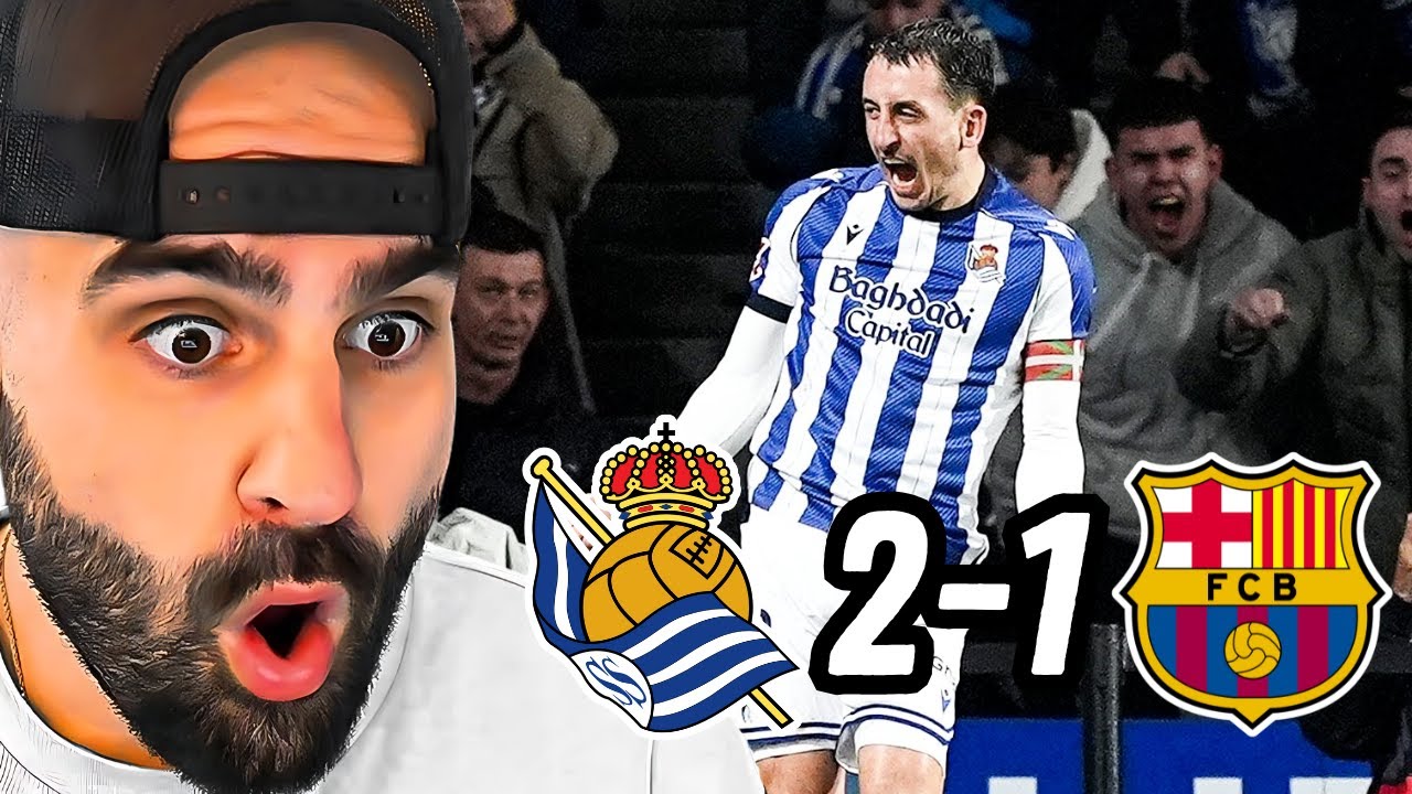 Real Sociedad SHOCK FC Barcelona 2-1 | NO RAPHINHA NO PARTY...