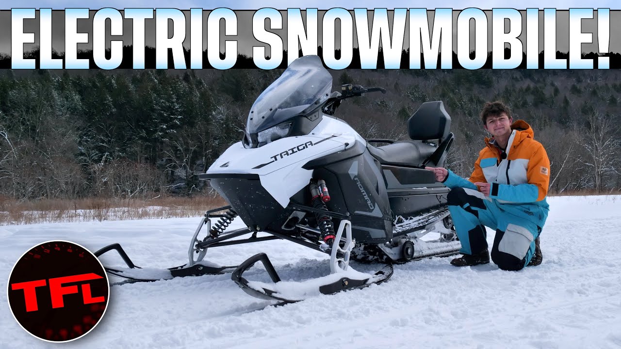 This Electric Snowmobile Totally RIPS - The New Taiga Nomad is an EV  Snow Machine Game Changer!