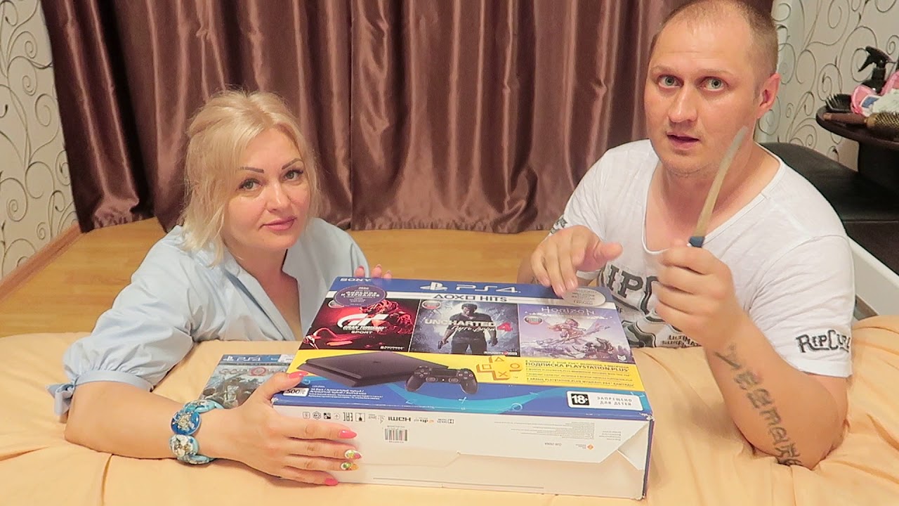 PS4 Распаковка, Обзор, Впечатление [15.07.2018г]