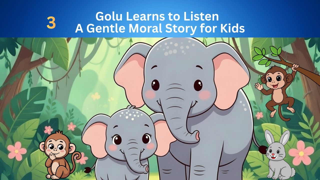 Golu Learns to Listen | A Gentle Moral Story for Kids