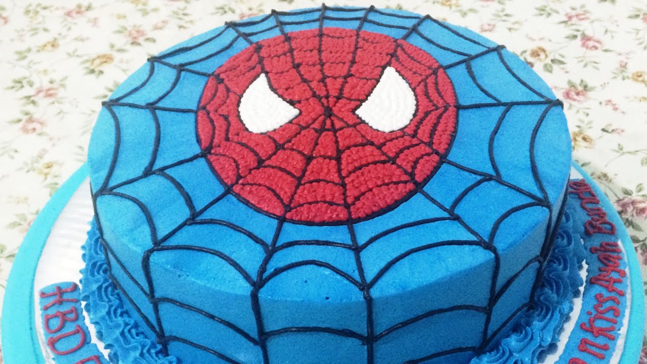 Spiderman Cake How to Make