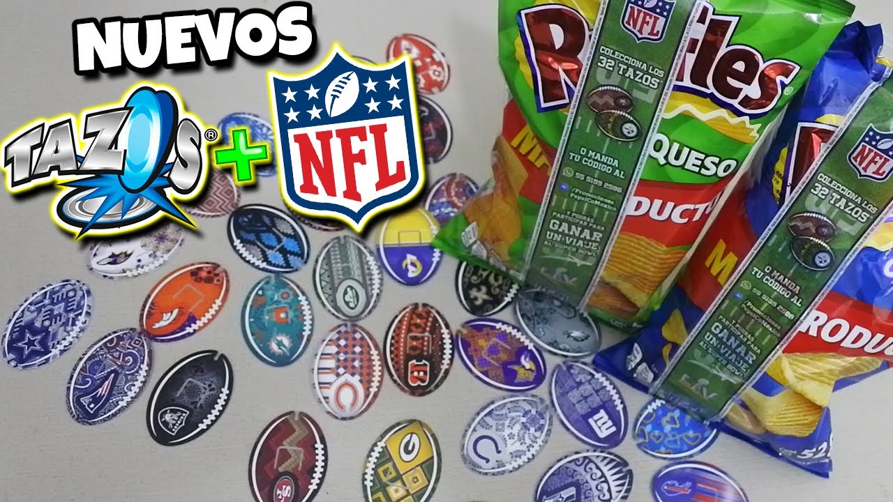Abri Ruffles y Coleccion completa de Tazos de la NFL 2020 - Super Bowl LV