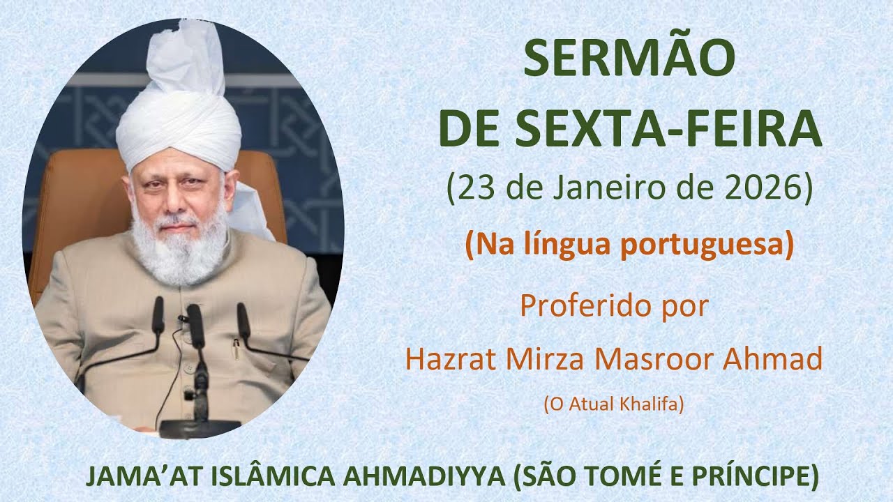 Sermão de Sexta-feira | 23 de Janeiro de 2026 HD1080p