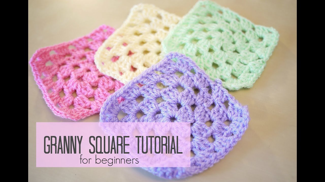 CROCHET: How to crochet a granny square for beginners | Bella Coco