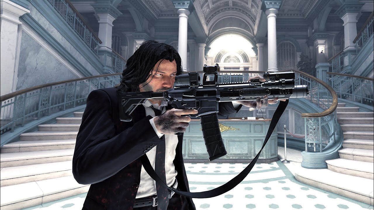 Keanu Reeves Clears The Hospital - John Wick Style + More Enemies Mod - Resident Evil 9 Requiem PC
