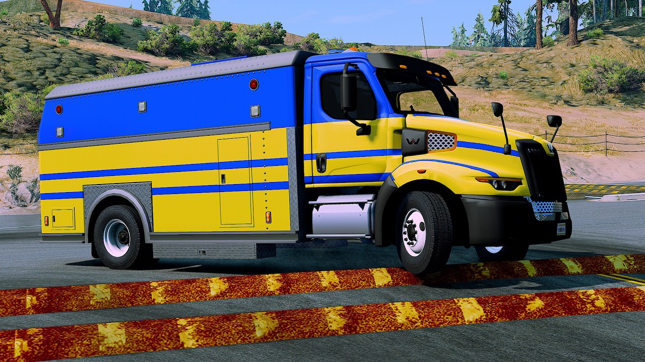 Trucks and Cars vs speed bumps | BeamNG Drive 562