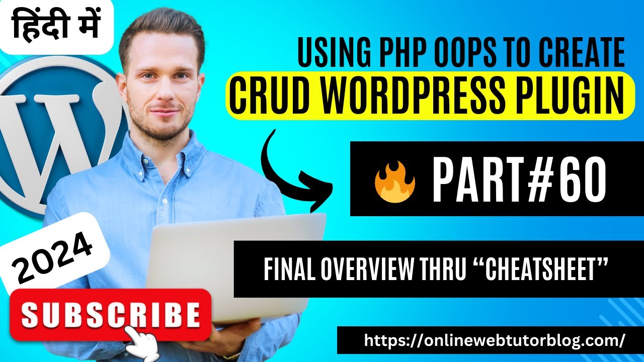 (#60) WordPress CRUD Plugin Tutorials (Hindi) | Final Words on Plugin Development #wordpressplugin