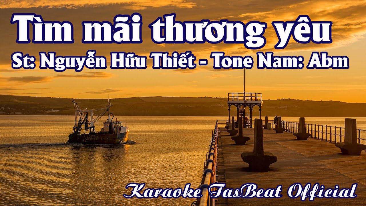 Karaoke Tìm Mãi Thương Yêu Tone Nam | TAS BEAT