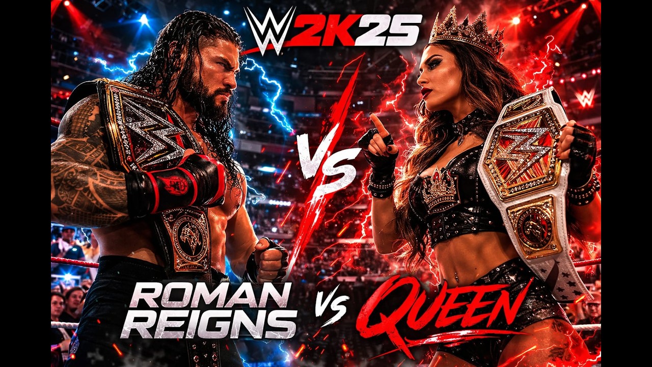 🔴LIVE - ROMAN Vs QUEEN | WWE | JOHNNY is LIVE #gameशुरु #wwe