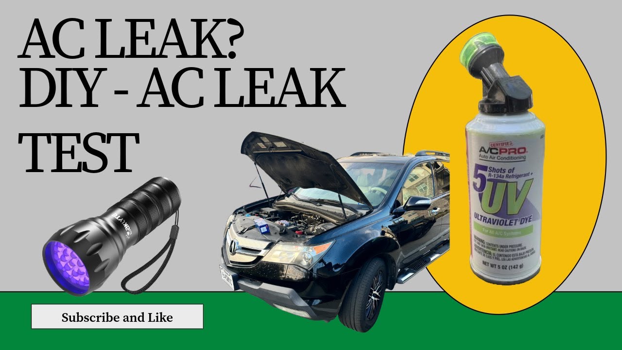 AC LEAK? UV Dye for AC Leak on any Vehicle