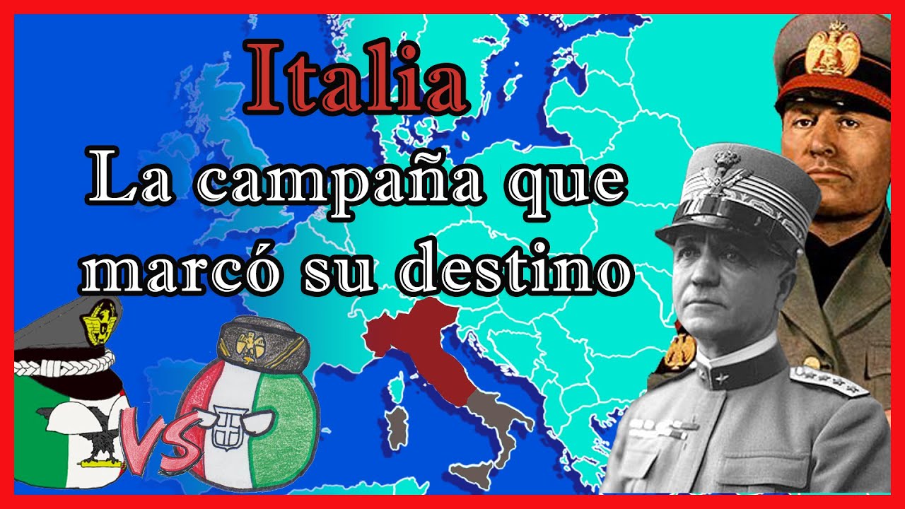 La Guerra Civil ITALIANA (Campaña de Italia)🇮🇹⚔️🇮🇹 - El Mapa de Sebas