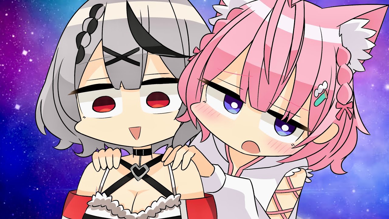 Koyori and Chloe are friendly and naughty and tee tee【Animated Hololive/Clip】