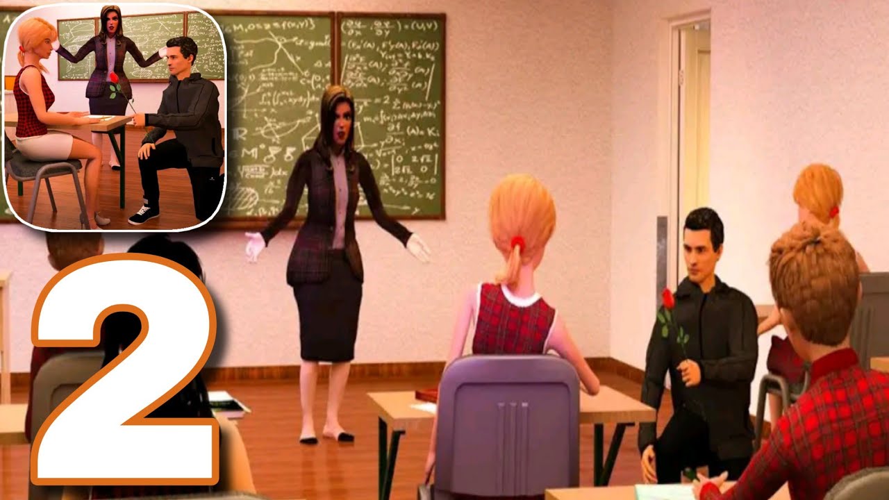 My Scary School Teacher Vs High School Love Story Gameplay Walkthrough Part 2 || Level 5 to 8 ||