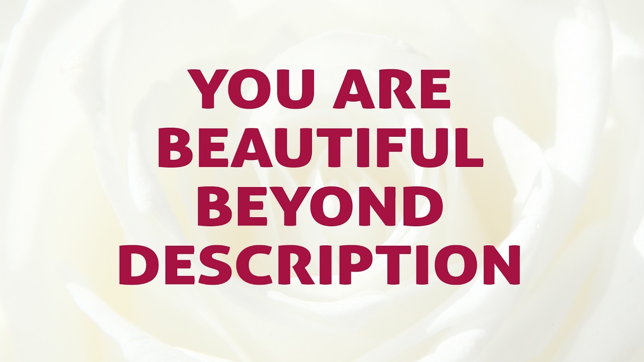 You Are Beautiful Beyond Description Song Lyrics | Divine Hymns