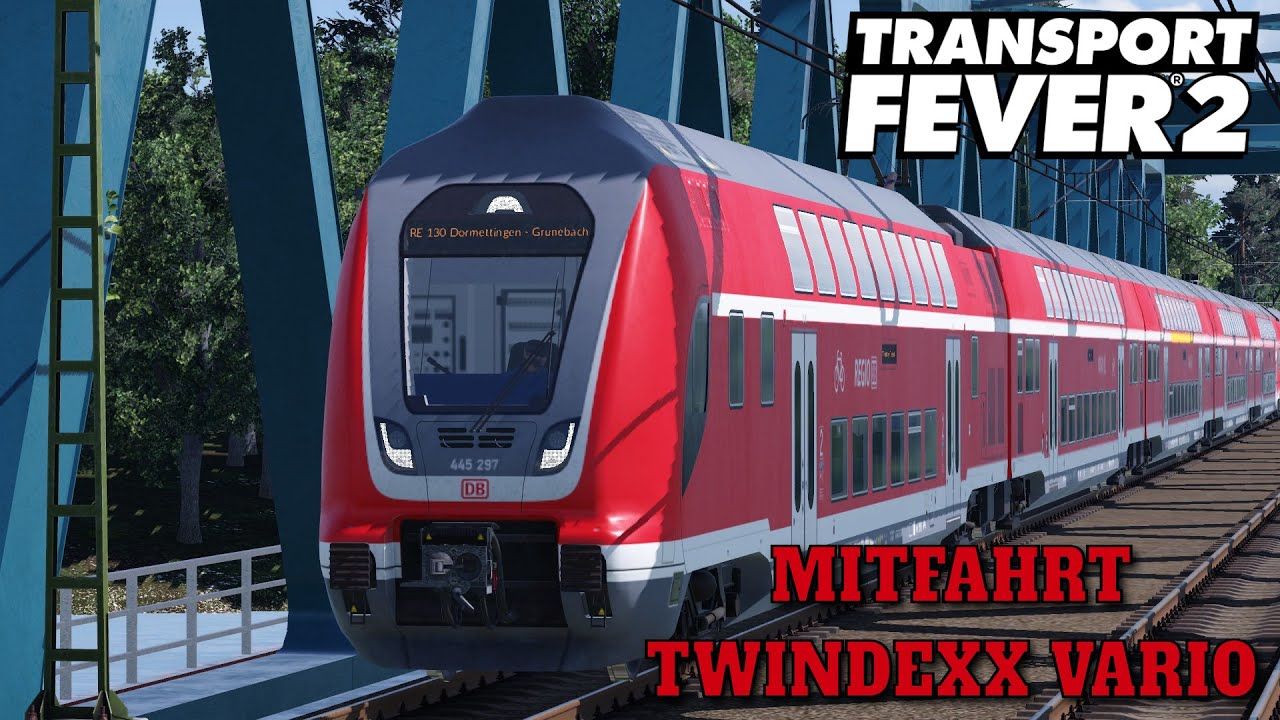 Transport Fever 2 | Staffel 7 Mitfahrt TWINDEXX VARIO | RE130 Dormettingen - Grünebach