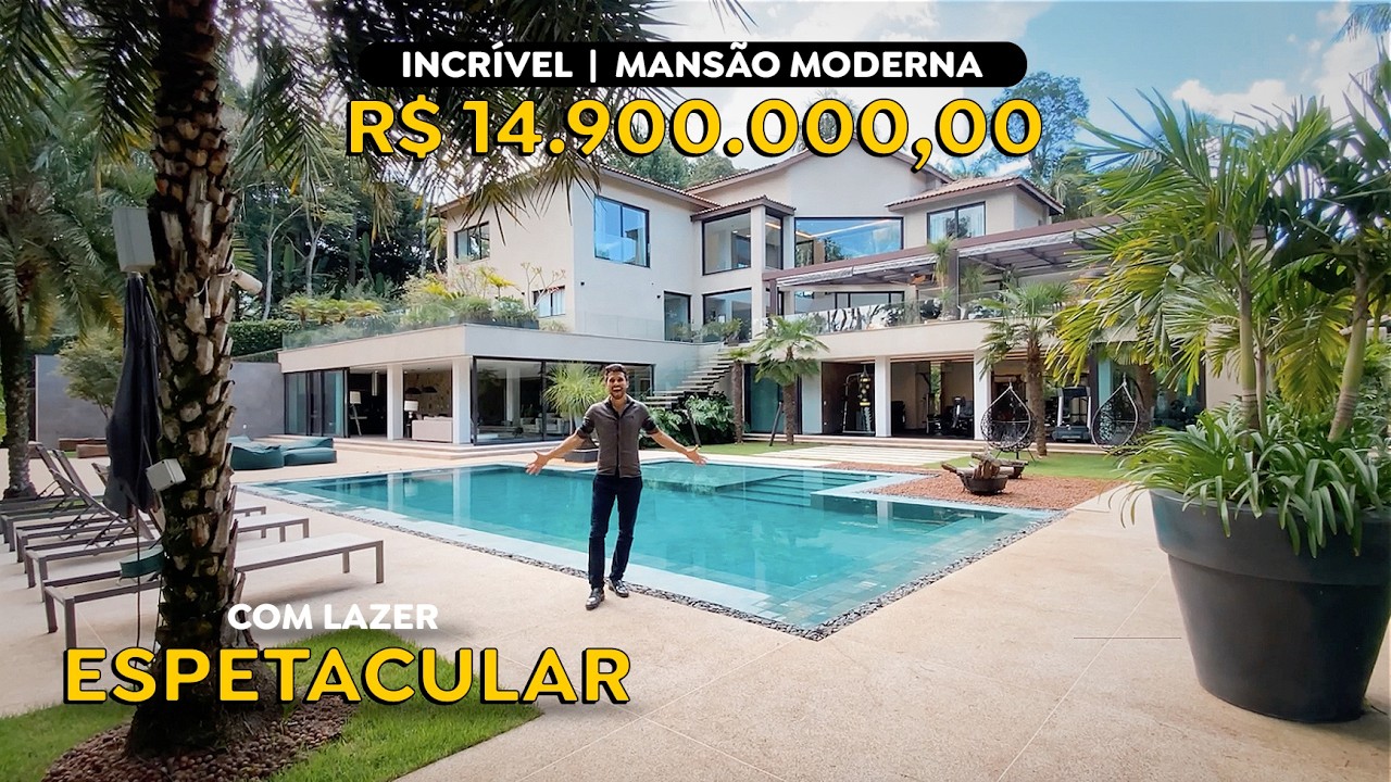 MAGNÍFICA MANSÃO de 14 MILHÕES no HARAS GUANCAN. Projeto diferenciado na GRANJA VIANA - SP