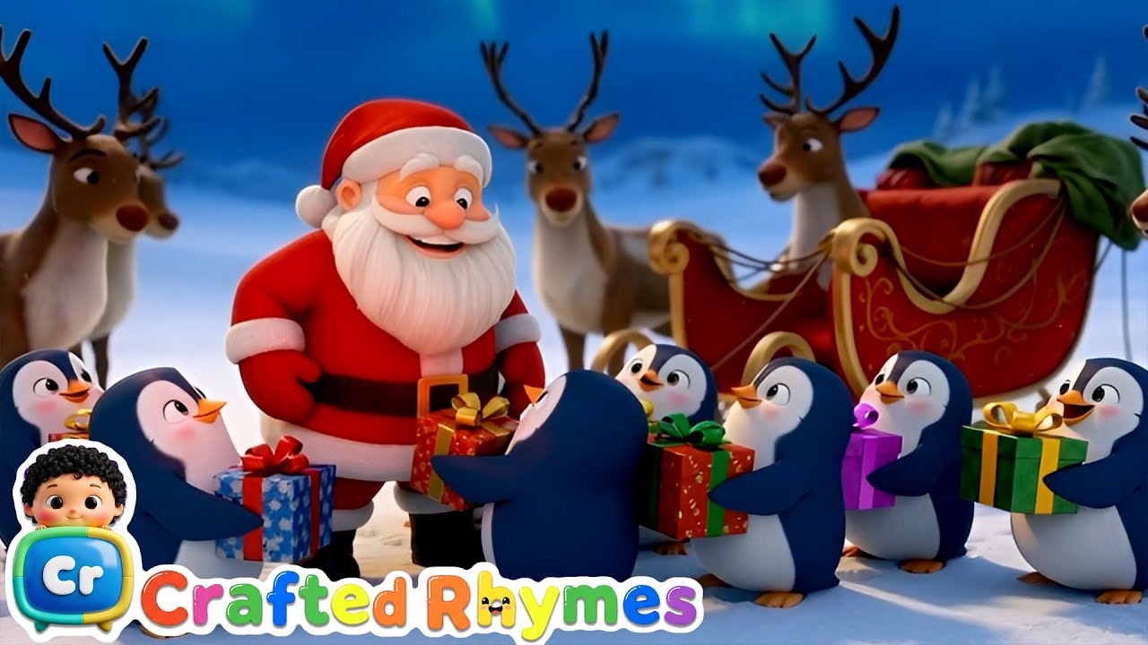 Jingle Bell Jingle Bell Song | Nursery Rhymes & Kid Song | Crafted Rhymes #nurseryrhymes #christmas