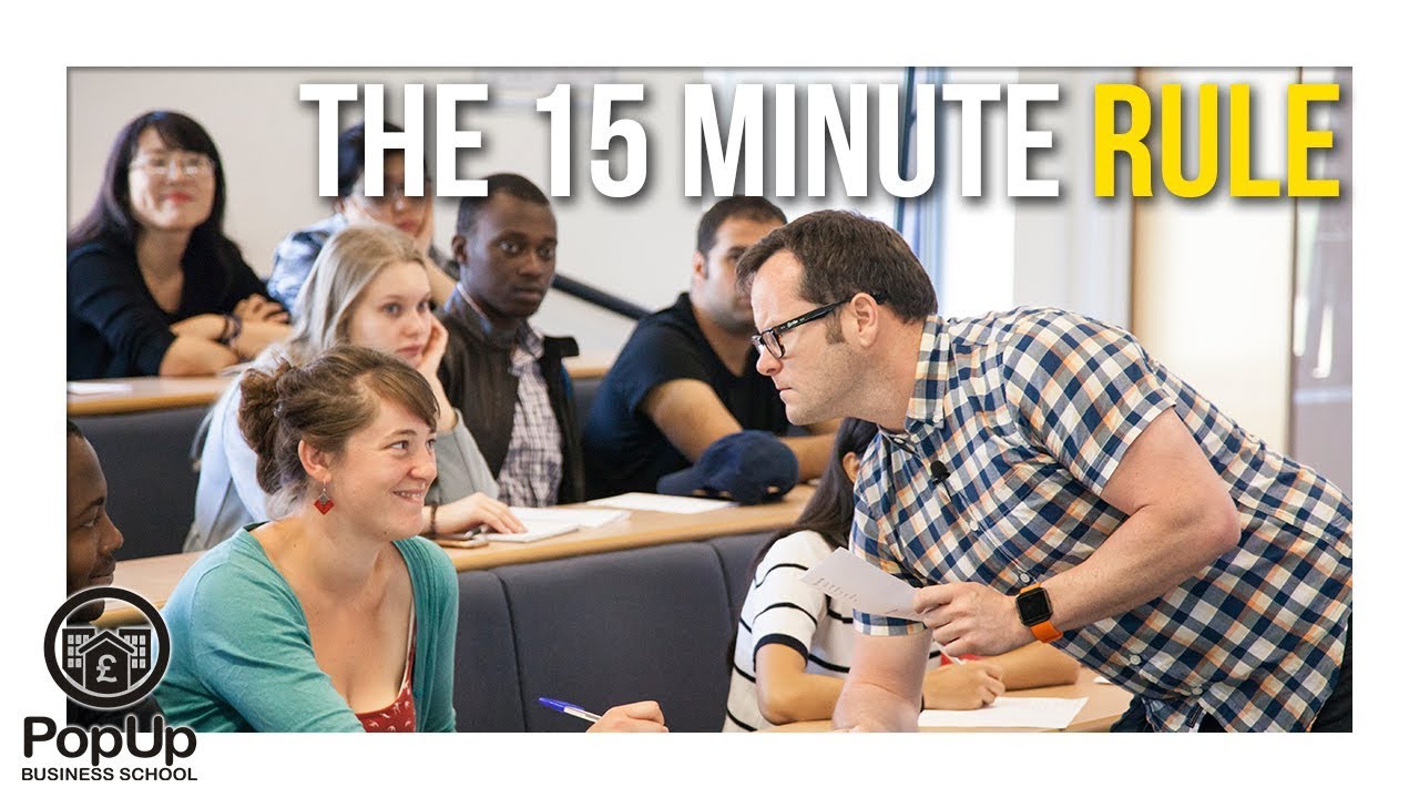 What is The 15 Minute Rule? | Rebel Business School