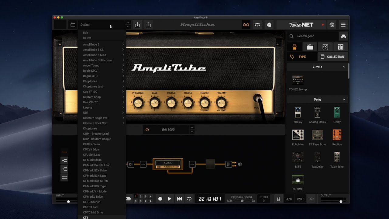 Loading Patches & IR in the IK Multimedia Amplitube 5