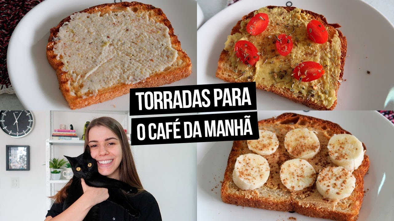 TORRADAS SAUDÁVEIS PARA O CAFÉ DA MANHÃ | #cabideFIT