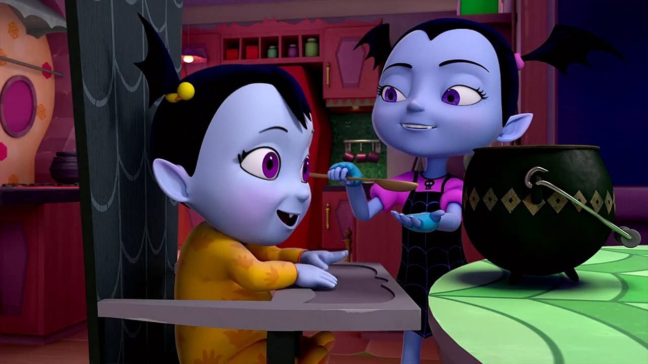 Vampirina - La cena de la Bebe Vampiro | Disney Junior dibujos animados VAMPIRINA en Espa&ntilde;ol