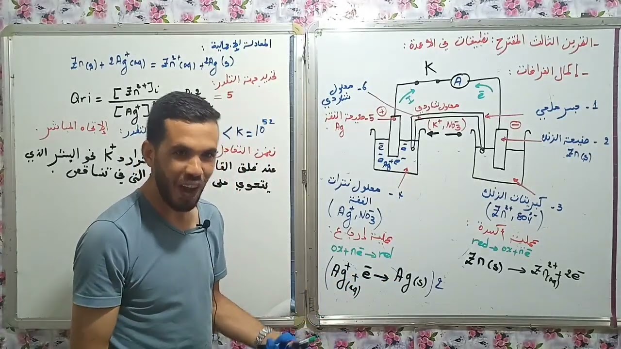 المراجعة النهائية : التمرين المقترح الثالث في تطبيقات حول الأعمدة خاص بشعبة التقني رياضي رياضيات