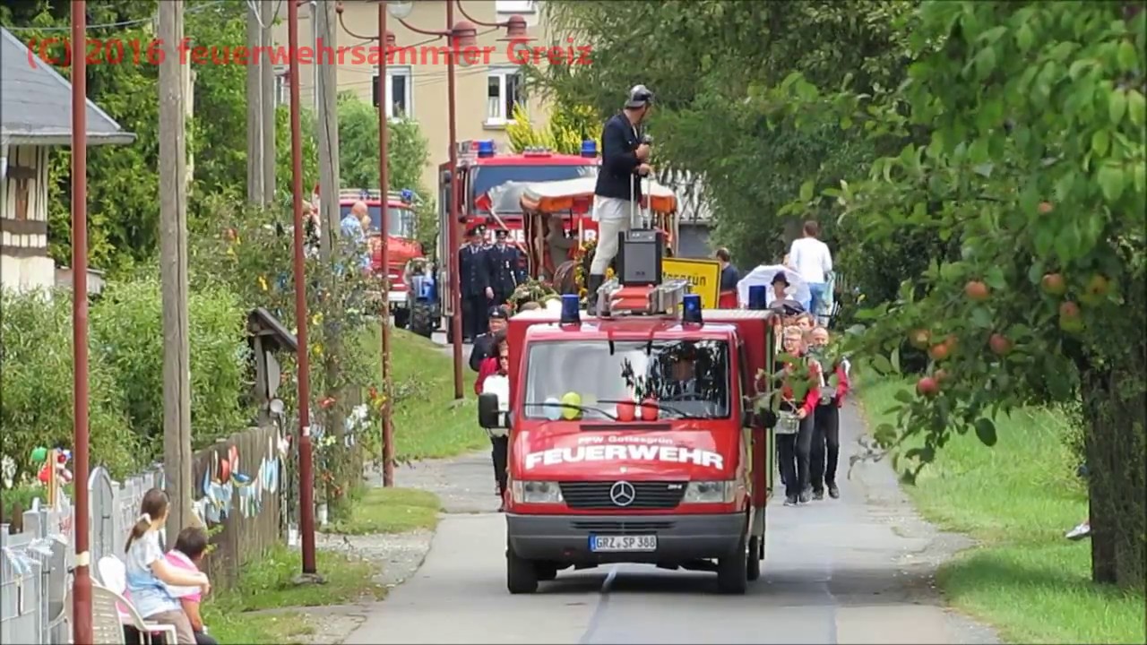 90 Jahre Freiwillige Feuerwehr Gottesgrün 2016