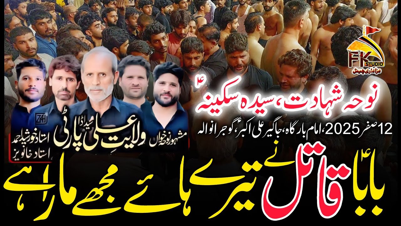Baba Qatil Ne Tere Haye Mujhay Mara Hai I Willayat Ali Syed Adda Party I 12 Safar 2025 Gujranwala 
