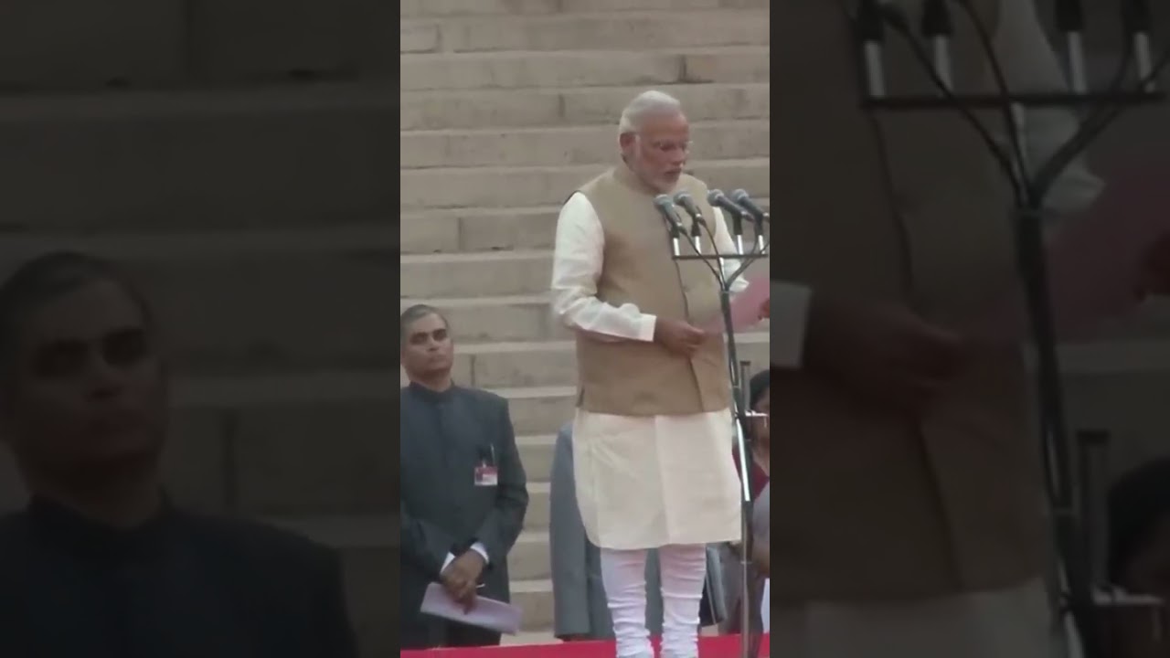 Swearing-in-Ceremony of Shri Narendra Damodardas Modi as the Prime Minister of May 26, 2014.