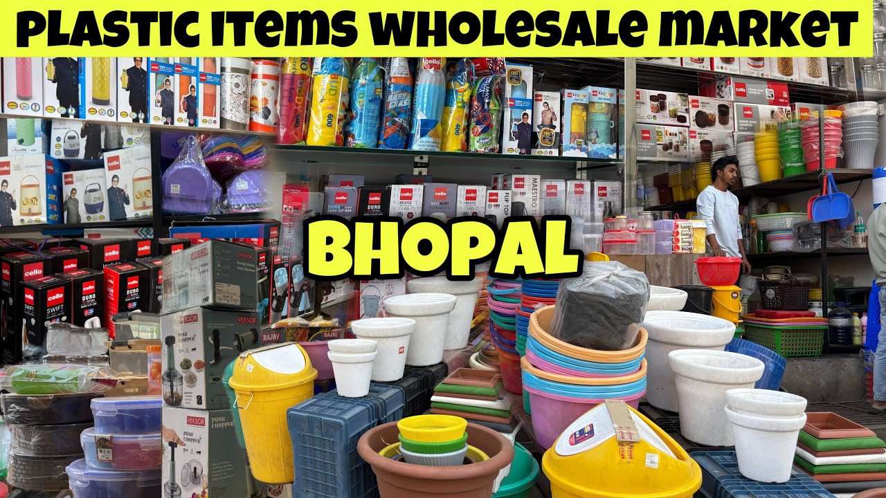 Plastic Items, House Hold Items Wholesale Market bhopal at cheap price || 10₹ सेल की आइटम्स
