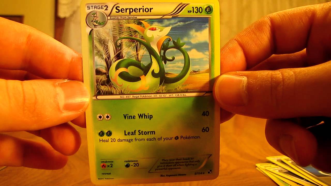 Opening a Snivy Pokemon Black and White Blister Pack