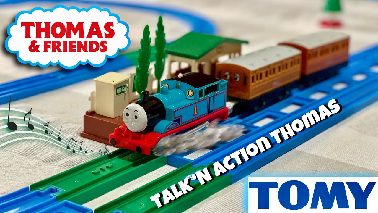 TOMY Thomas Talk ‘N Action Set: UK Speaking Variation Review & Run