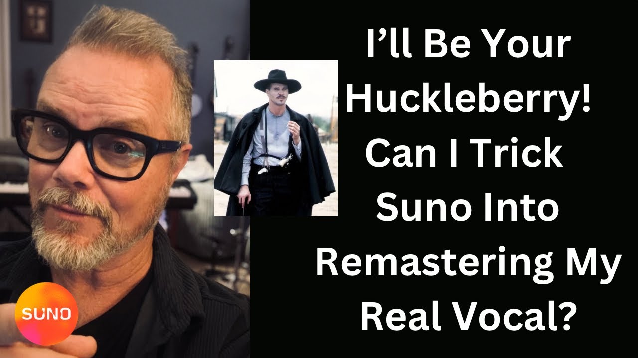 I'll Be Your Huckleberry-Can I Trick Suno Into Remastering My Real Vocal?