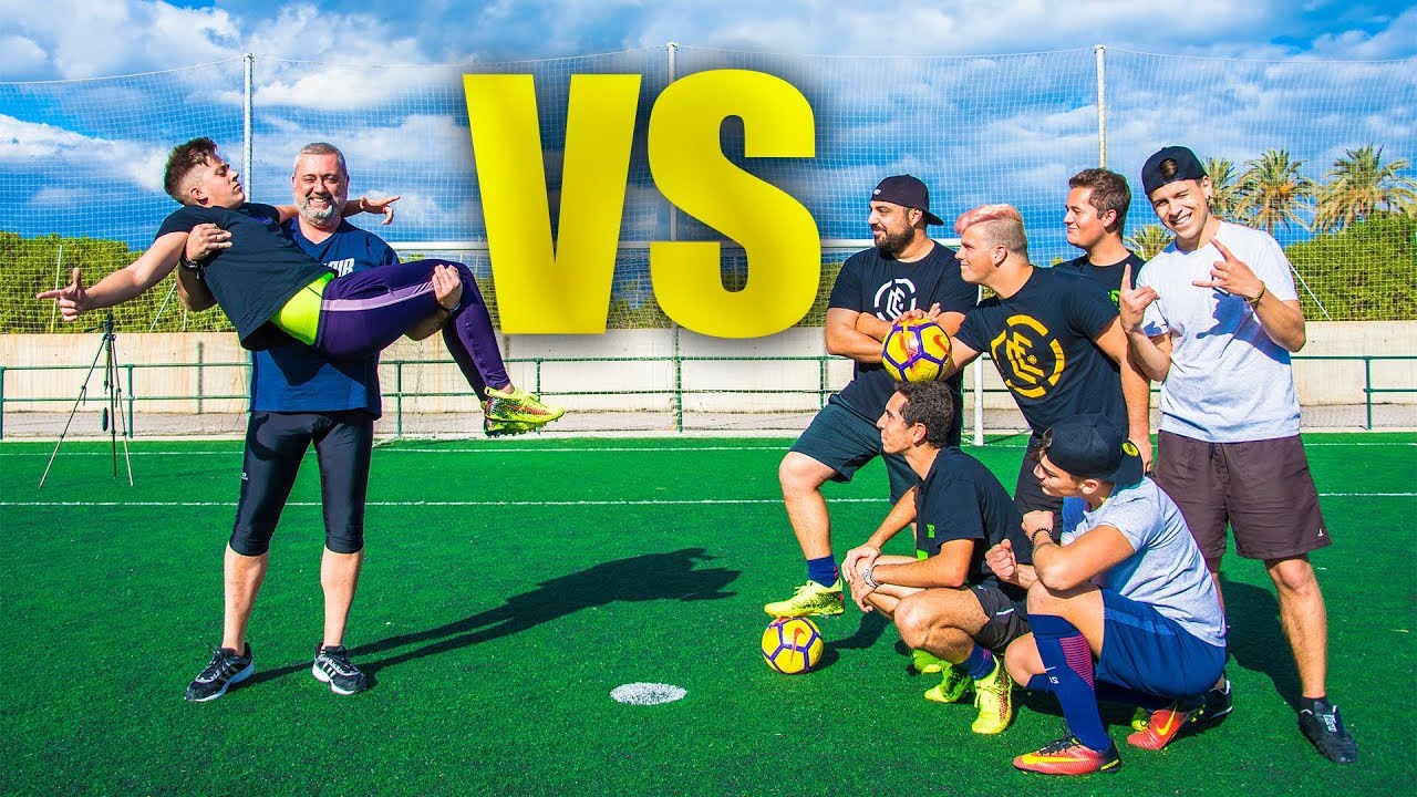 &iexcl;WUAJORDI & PADRE VS CRAZY CREW! Epic Retos de F&uacute;tbol